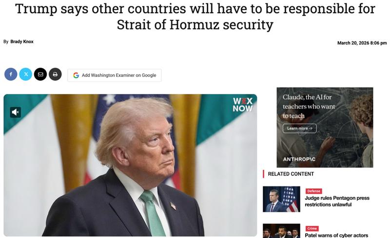  特朗普社交发声；霍尔木兹海峡责任或转移；盟友压力增大；能源安全面临考验。 新闻 特朗普社交发声；霍尔木兹海峡责任或转移；盟友压力增大；能源安全面临考验。 新闻 特朗普社交发声；霍尔木兹海峡责任或转移；盟友压力增大；能源安全面临考验。 新闻 特朗普社交发声；霍尔木兹海峡责任或转移；盟友压力增大；能源安全面临考验。 新闻