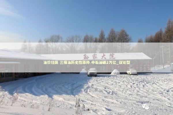 油价狂飙 三桶油历史性涨停 中石油破2万亿_议论型