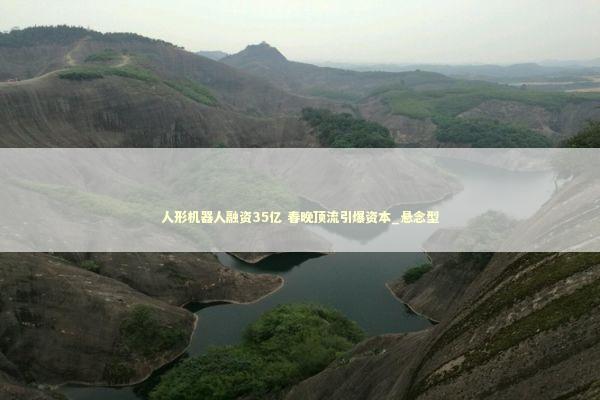 人形机器人融资35亿 春晚顶流引爆资本_悬念型