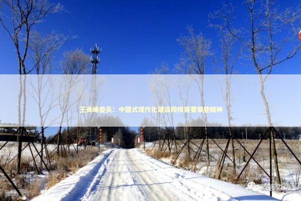 王勇峰委员：中国式现代化建设同样需要攀登精神