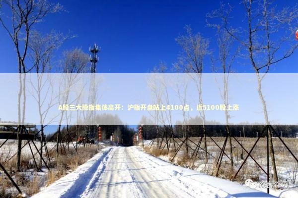 A股三大股指集体高开：沪指开盘站上4100点，近5100股上涨
